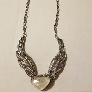 Silverwing collar necklace